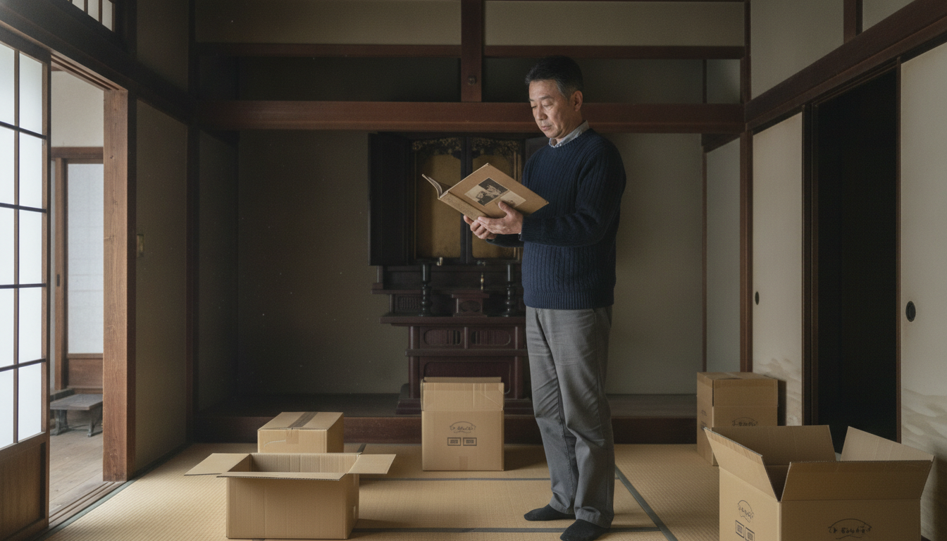 実家を解体する前に。捨てられない思い出の品と仏壇の一時保管という